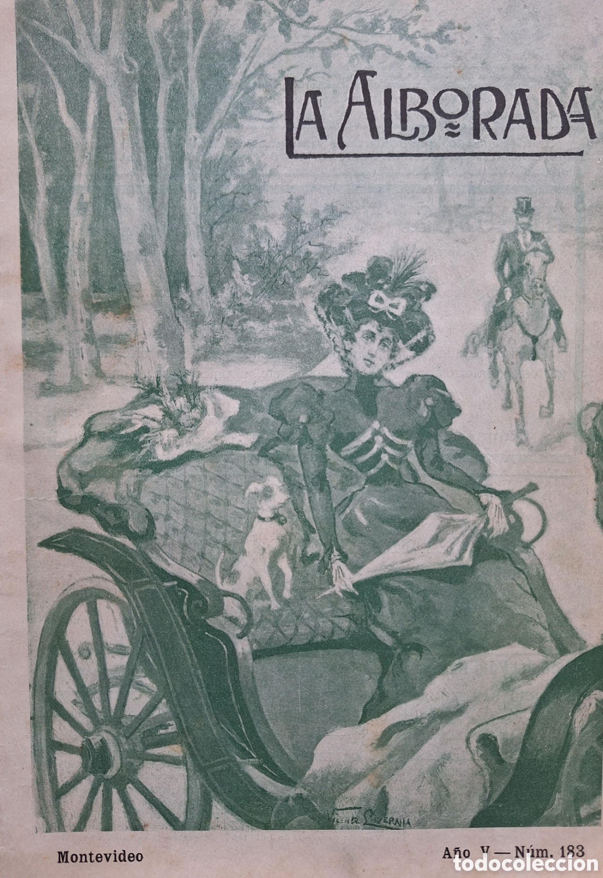 Coleccionismo de revistas y peri&oacute;dicos: REVISTA LA ALBORADA 183 DUELISTAS EN LA JEFATURA EN CABA&Ntilde;A REYLES PAN DE AZUCAR PINTORESCO 1901