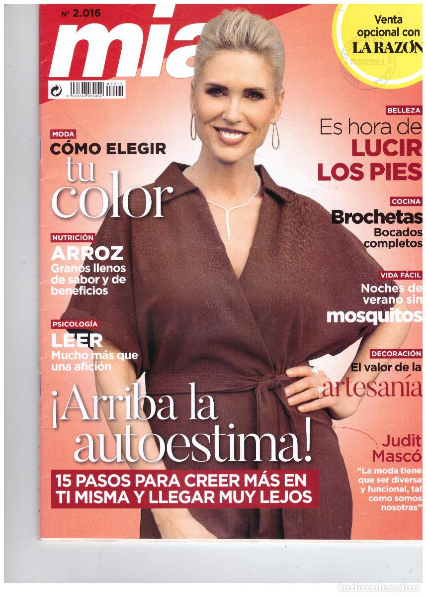 Coleccionismo de revistas y peri&oacute;dicos: REVISTA MIA 2016: JUDIT MASC&Oacute; / PER GESSLE / LADY GAGA / ALMUDENA GRANDES / CRISTINA CUADRADO