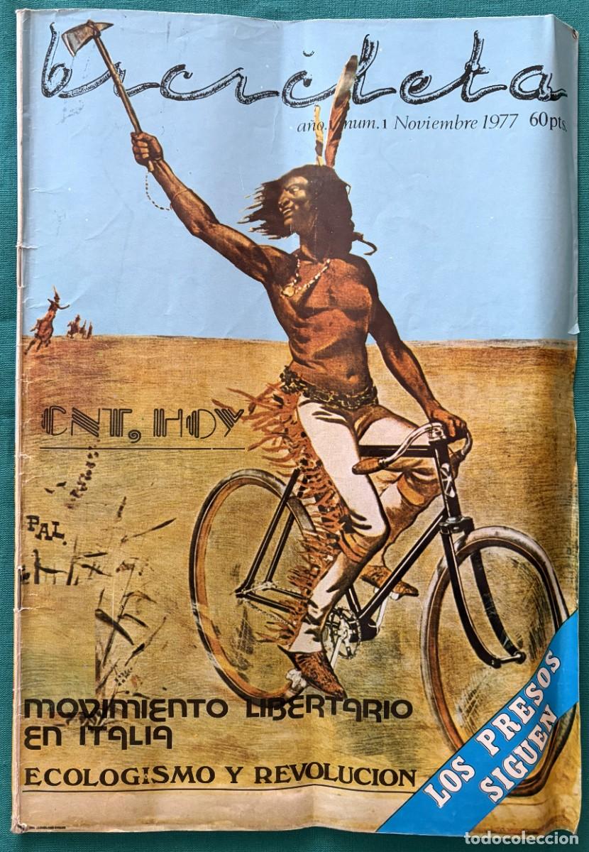 Colecionismo de Revistas e Jornais: RVBI001, REVISTA BICICLETA N&ordm; 1, NOVIEMBRE 1977