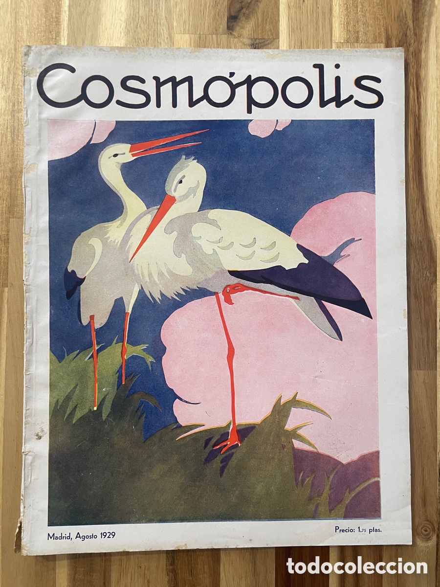 Coleccionismo de revistas y peri&oacute;dicos: Cosm&oacute;polis. Agosto de 1929.