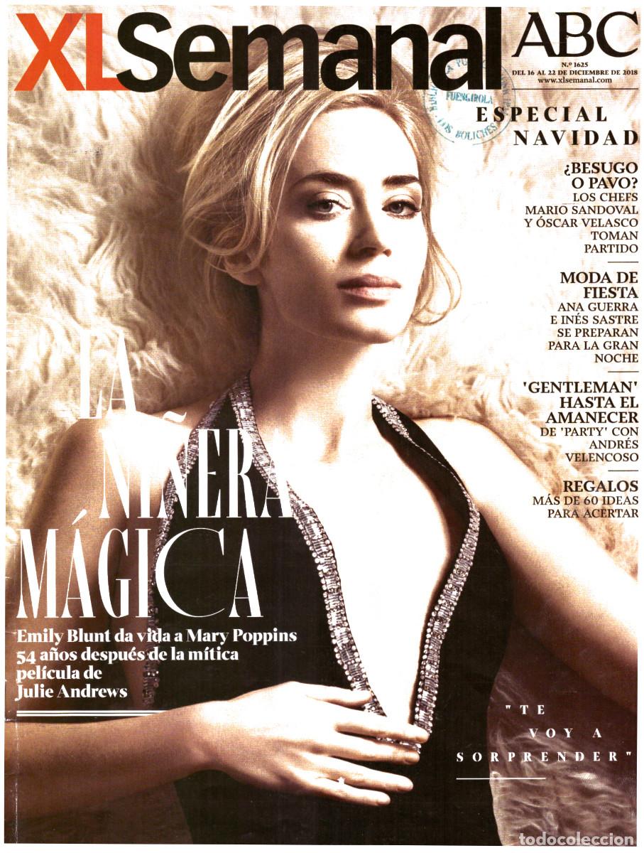 Coleccionismo de revistas y peri&oacute;dicos: REVISTA XL SEMANAL 1625: EMILY BLUNT / ANDRES VELENCOSO / ANA GUERRA / INES SASTRE
