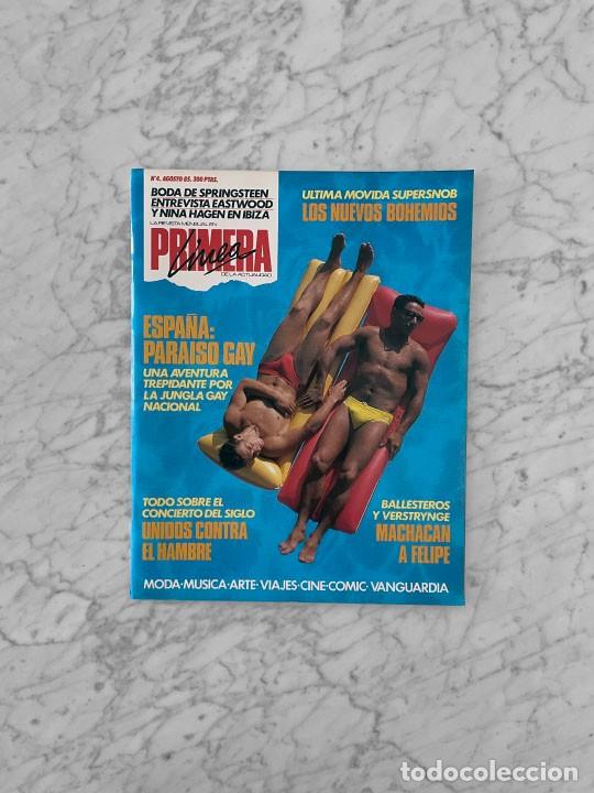 Collectionnisme de Revues et Journaux: PRIMERA LINEA 1985 B. SPRINGSTEEN, LIVE AID, CARMEN MAURA, LA ESPA&Ntilde;A GAY, CLINT EASTWOOD, NINA HAGEN