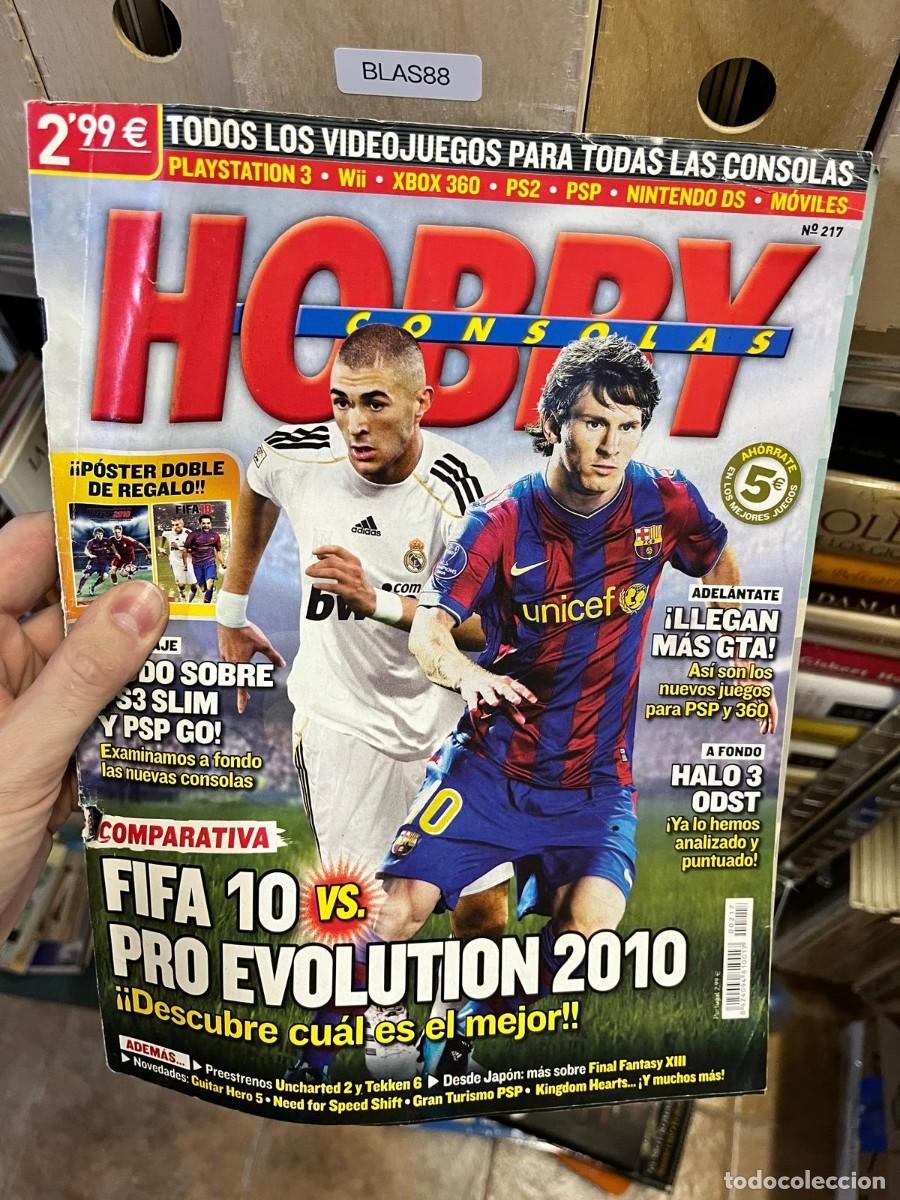 Coleccionismo de revistas y peri&oacute;dicos: BLAS88 Hobby Consolas n&ordm; 217 &ndash; FIFA 10 vs. Pro Evolution 2010 &ndash; Axel Springer.