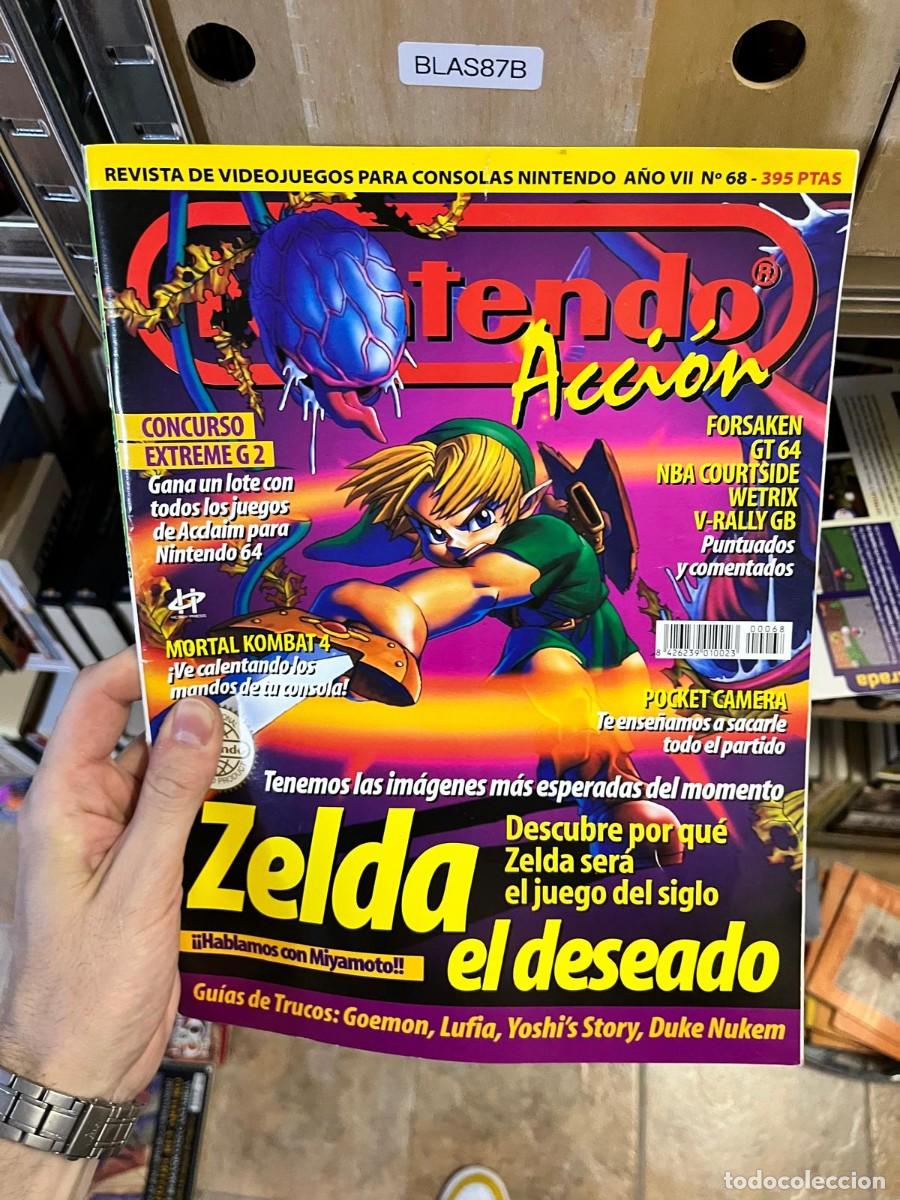 Coleccionismo de revistas y peri&oacute;dicos: BLAS87B Nintendo Acci&oacute;n n&ordm; 68 &ndash; Zelda: el deseado &ndash; Hobby Press.