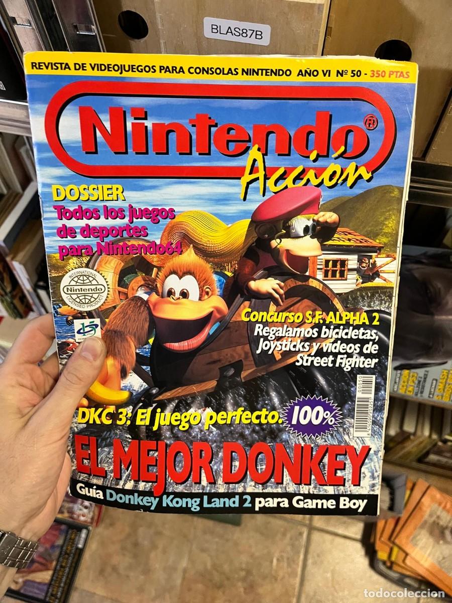 Coleccionismo de revistas y peri&oacute;dicos: BLAS87B Nintendo Acci&oacute;n n&ordm; 50 donkey kong