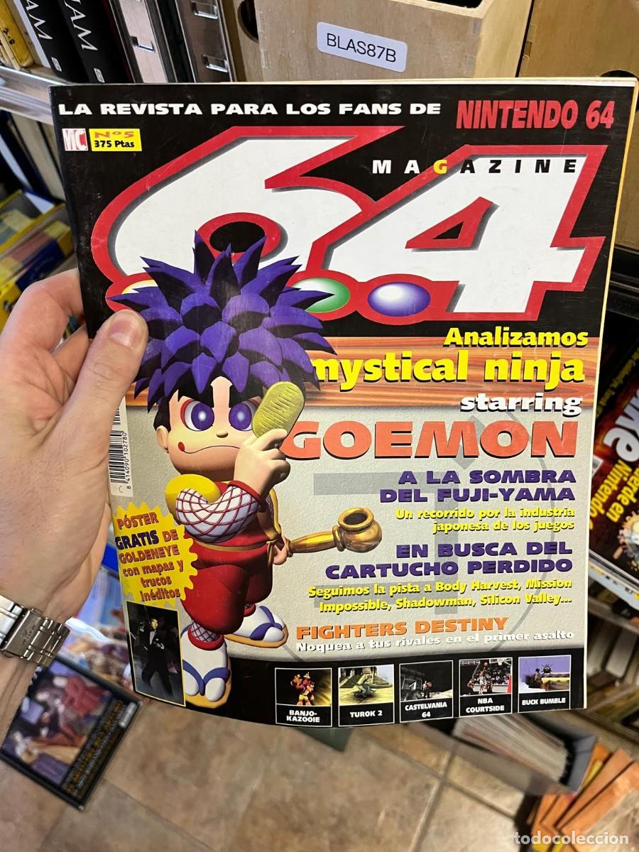 Collectionnisme de Revues et Journaux: BLAS87B magazine 64 5 nintendo