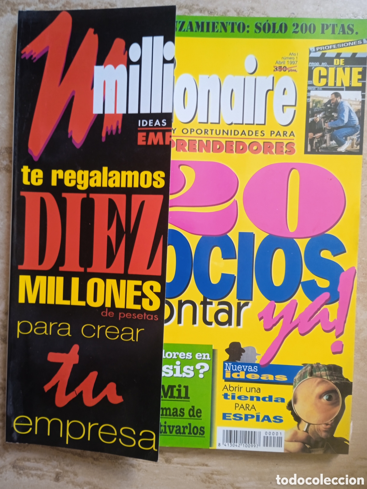 Coleccionismo de revistas y peri&oacute;dicos: Revista Millionaire n&deg;1 a&ntilde;o I. Revista para emprendedores