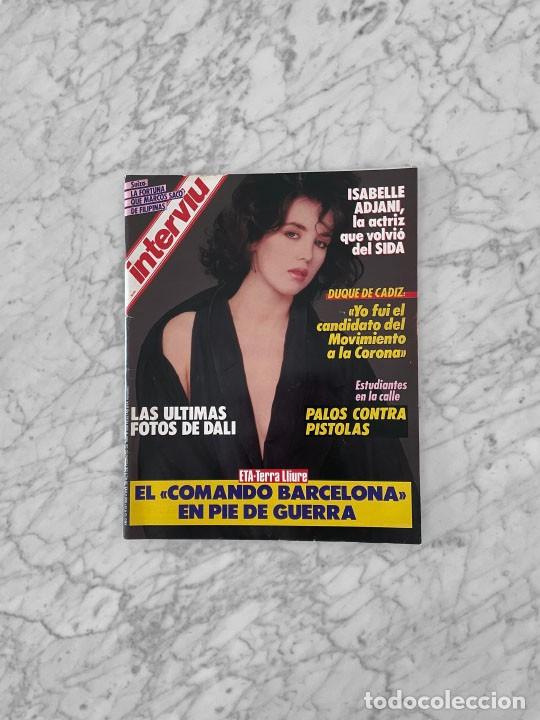 Coleccionismo de revistas y peri&oacute;dicos: INTERVIU 1987 TERRA LLIURE, ETA, ISABELLE ADJANI, ANTO&Ntilde;ETE, DALI, ALFONSO DE BORBON, JULIO IGLESIAS