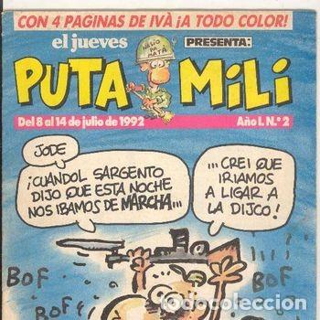 Collectionnisme de Revues et Journaux: Revista puta mili numero 2 el jueves 1992 PEIFER