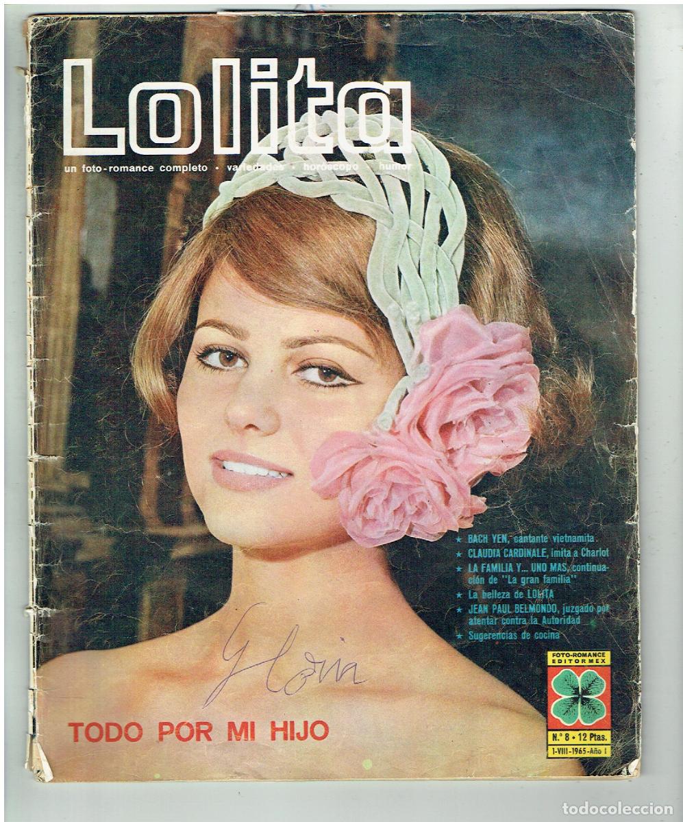 Sammeln von Zeitschriften und Zeitungen: FOTONOVELA: LOLITA. N&ordm; 8. TODO POR MI HIJO. CLAUDIA CARDINAL/ JEAN PAUL BELMONDO. 1965 (ST/PRENSA)