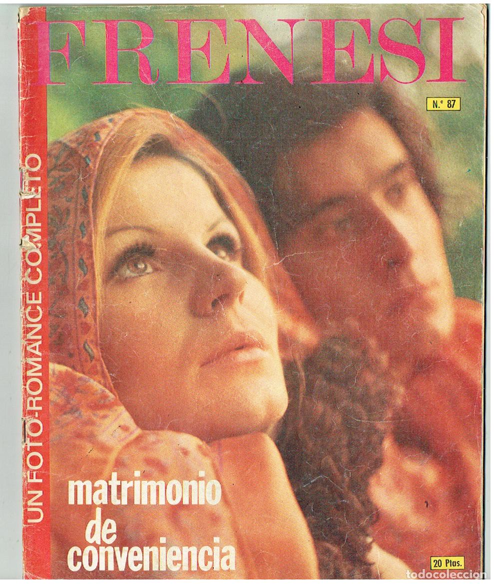 Sammeln von Zeitschriften und Zeitungen: FOTONOVELA: FRENESI. N&ordm; 87. MATRIMONIO DE CONVENIENCIA./ SUSAN GEORGE / STEFANIA. 1965 (ST/PRENSA)