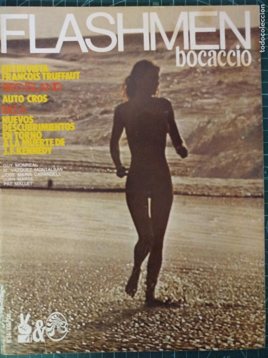 Colecionismo de Revistas e Jornais: REVISTA FLASHMEN N&ordm; 34 GAUCHE DIVINE BOCACCIO. FRANCOIS TRUFFAUT, IBIZA