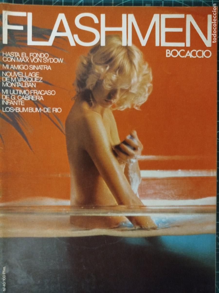 Coleccionismo de revistas y peri&oacute;dicos: REVISTA FLASHMEN N&ordm; 40 GAUCHE DIVINE BOCACCIO. MAX VON SYDOW, CABRERA INFANTE, NOUVELLAGE