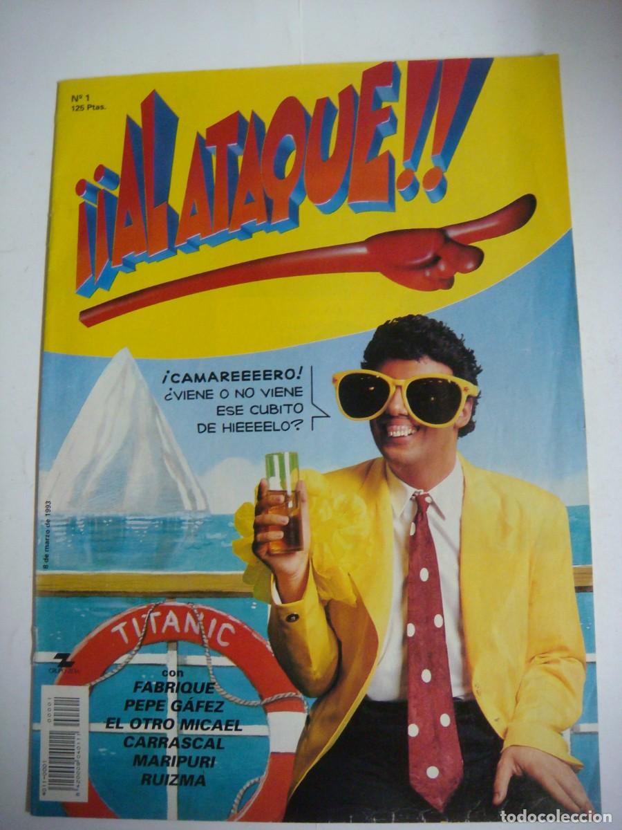 Coleccionismo de revistas y peri&oacute;dicos: REVISTA DE AL ATAQUE N&ordm;-1-CAJ-REV-N&ordm;-1