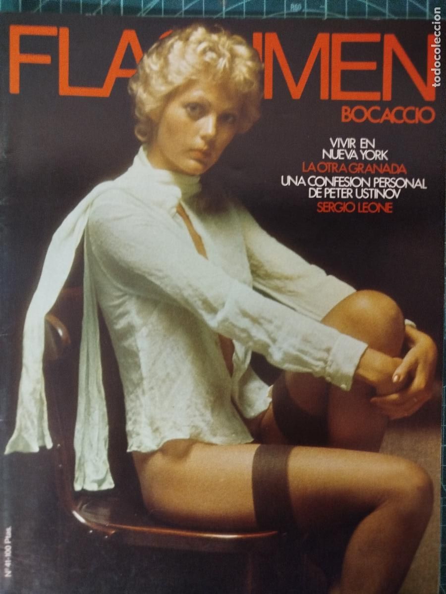 Coleccionismo de revistas y peri&oacute;dicos: REVISTA FLASHMEN N&ordm; 41 GAUCHE DIVINE BOCACCIO. BARBARA REY, USTINOV, KARIN SHUBERT