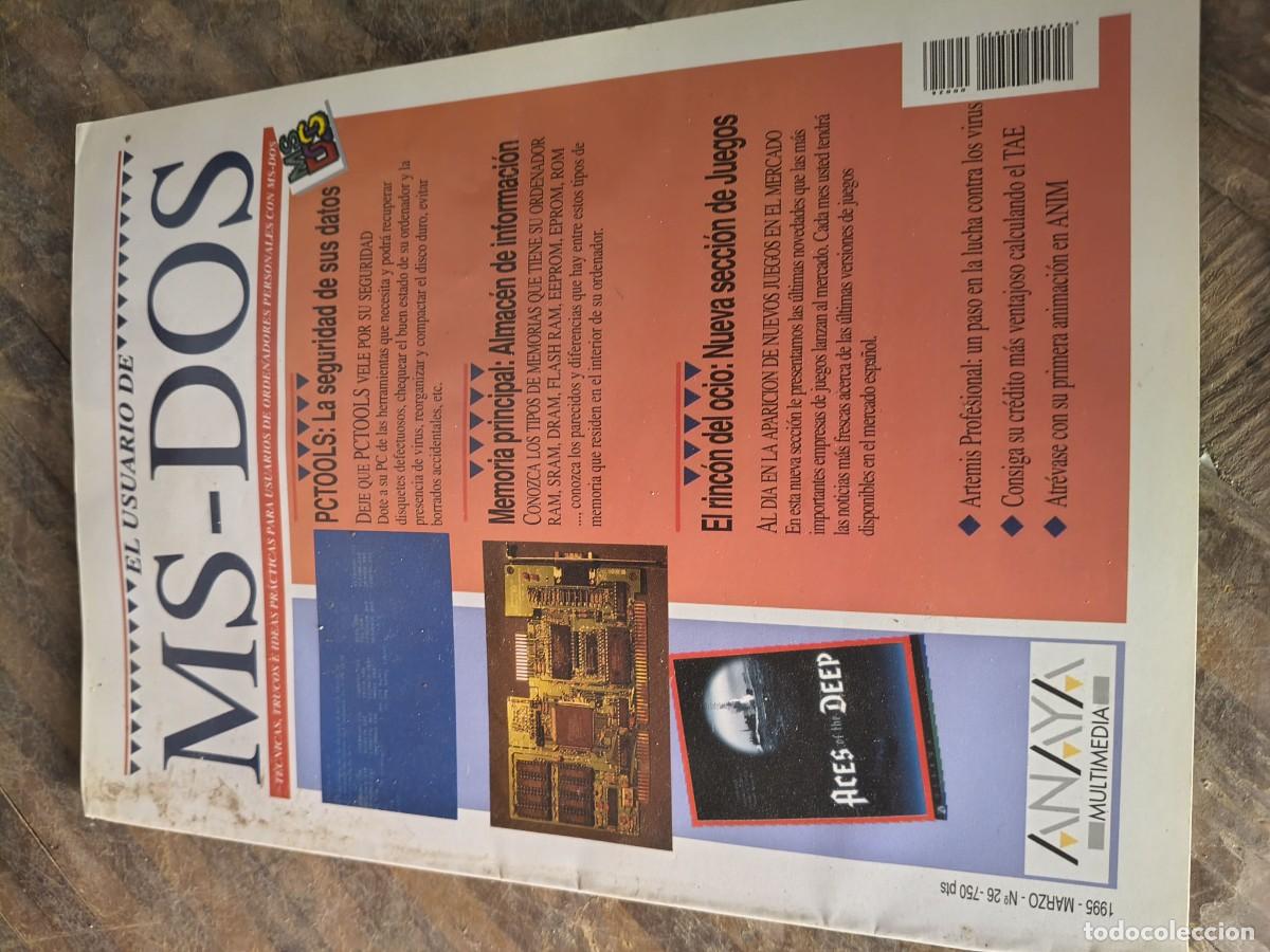 Coleccionismo de revistas y peri&oacute;dicos: El Usuario de MS-Dos 26. Anaya Multimedia.