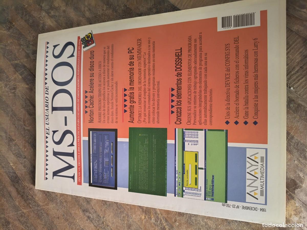 Coleccionismo de revistas y peri&oacute;dicos: El Usuario de MS-Dos 23. Anaya Multimedia.