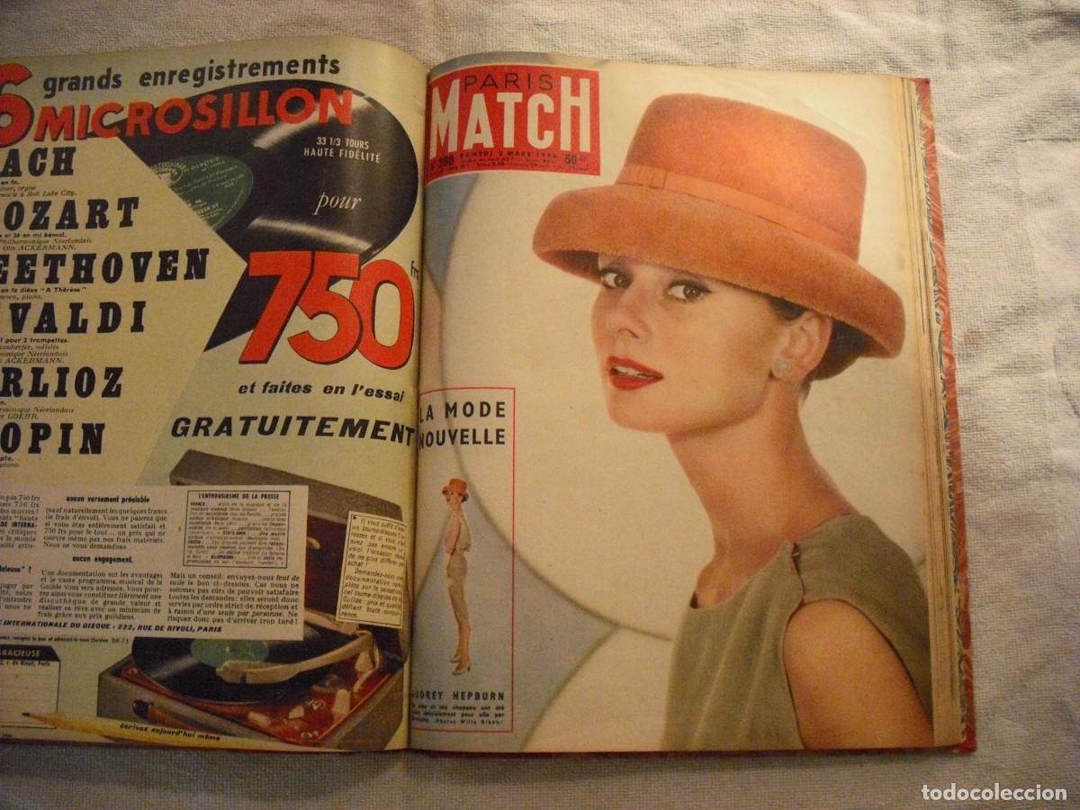 Coleccionismo de revistas y peri&oacute;dicos: MATCH PARIS, TOMO II 1956 . CONTIENE LOS NUMEROS 353 AL 361 .