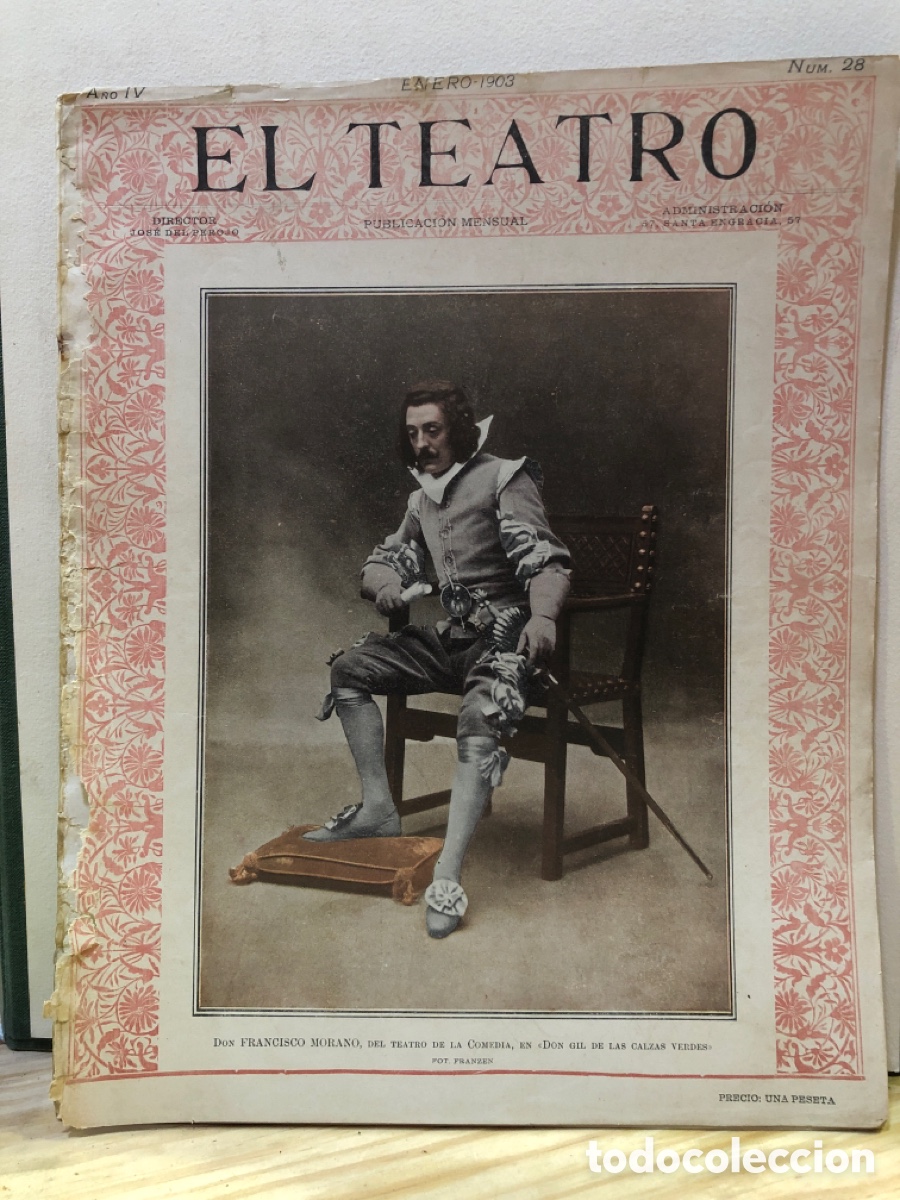 Collection Magazines and Newspapers: Revista El Teatro, N&deg;28, Enero 1903