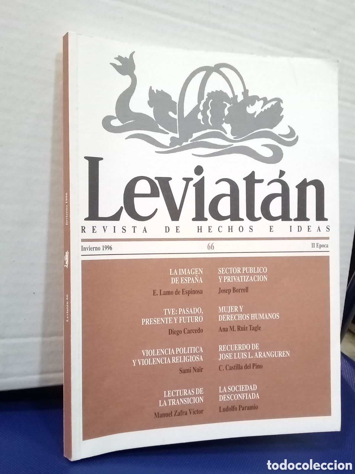 Collezionismo di Riviste e Giornali: Leviat&aacute;n, N&deg;66. Revista de hechos e ideas