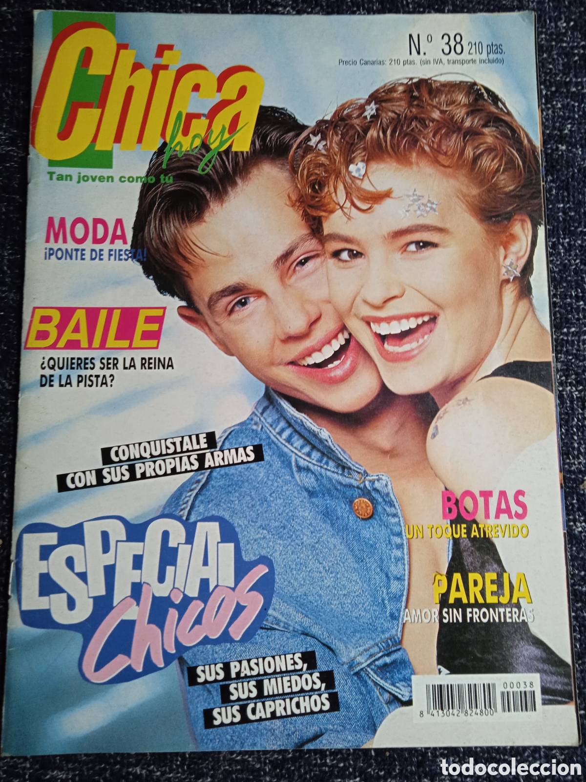 Coleccionismo de revistas y peri&oacute;dicos: REVISTA JUVENIL: CHICA HOY N&ordm; 38, POSTER MADONNA