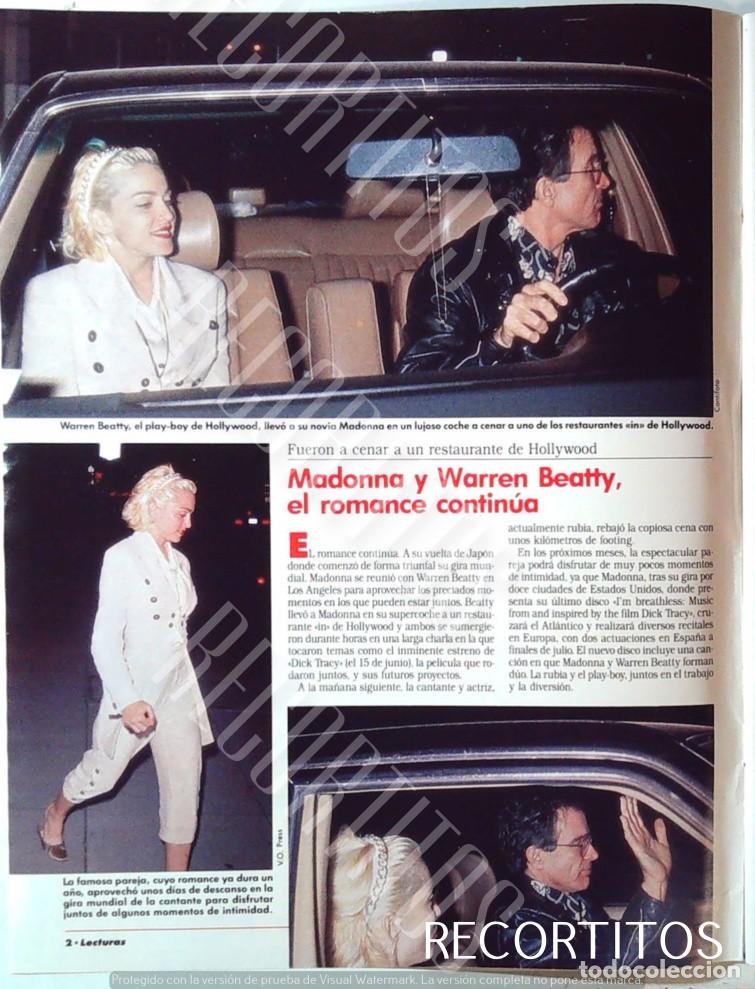 Collection Magazines and Newspapers: MADONNA WARREN BEATTY dick tracy 1990