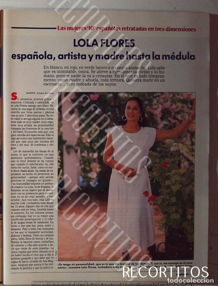 Coleccionismo de revistas y peri&oacute;dicos: ANTONIO MONTIEL LAS MUJERES 10 ESPA&Ntilde;OLAS lola flores
