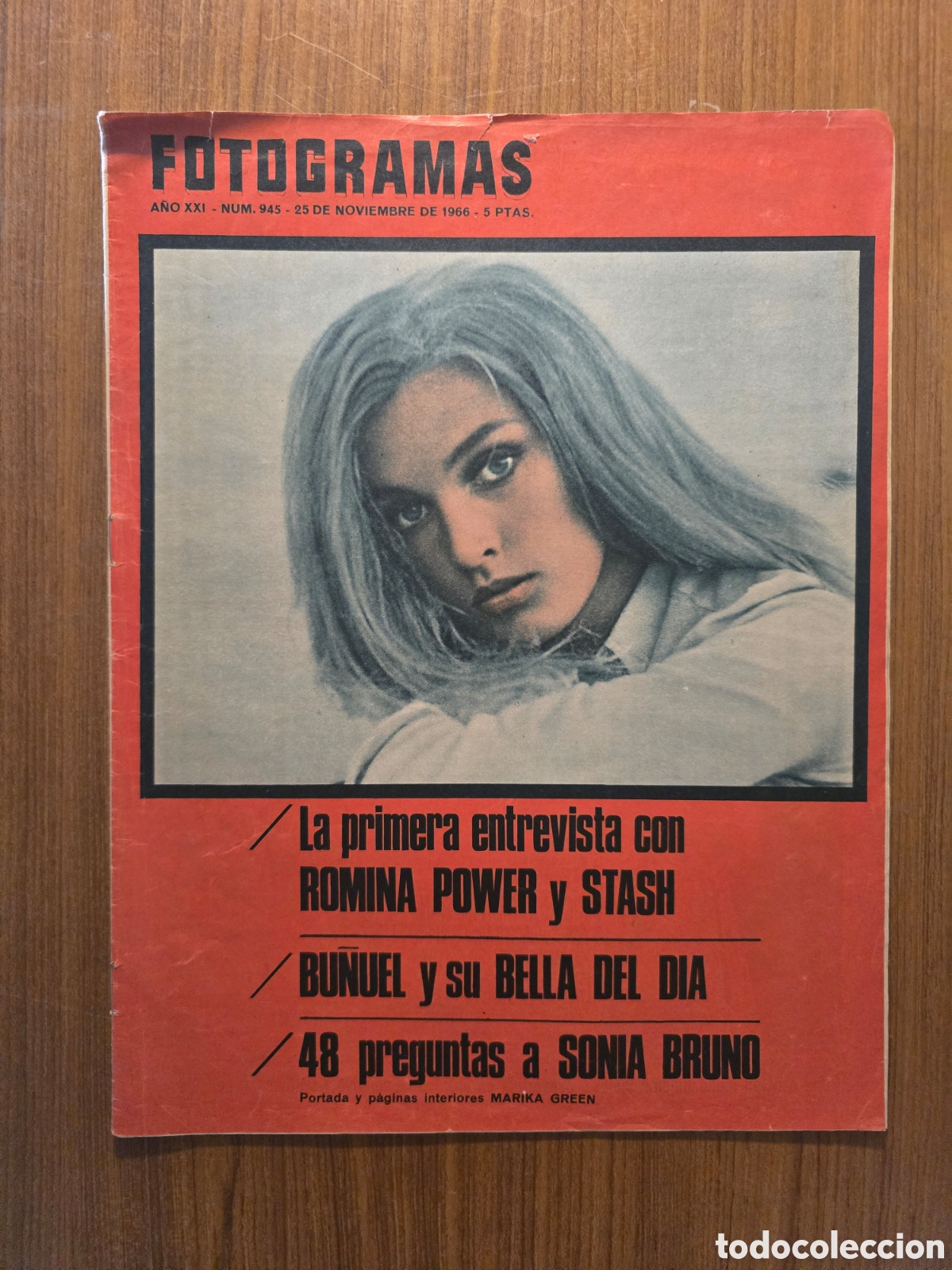 Collezionismo di Riviste e Giornali: FOTOGRAMAS,REVISTA CINEMATOGR&Aacute;FIA,NUMERO 945,A&Ntilde;O 1966