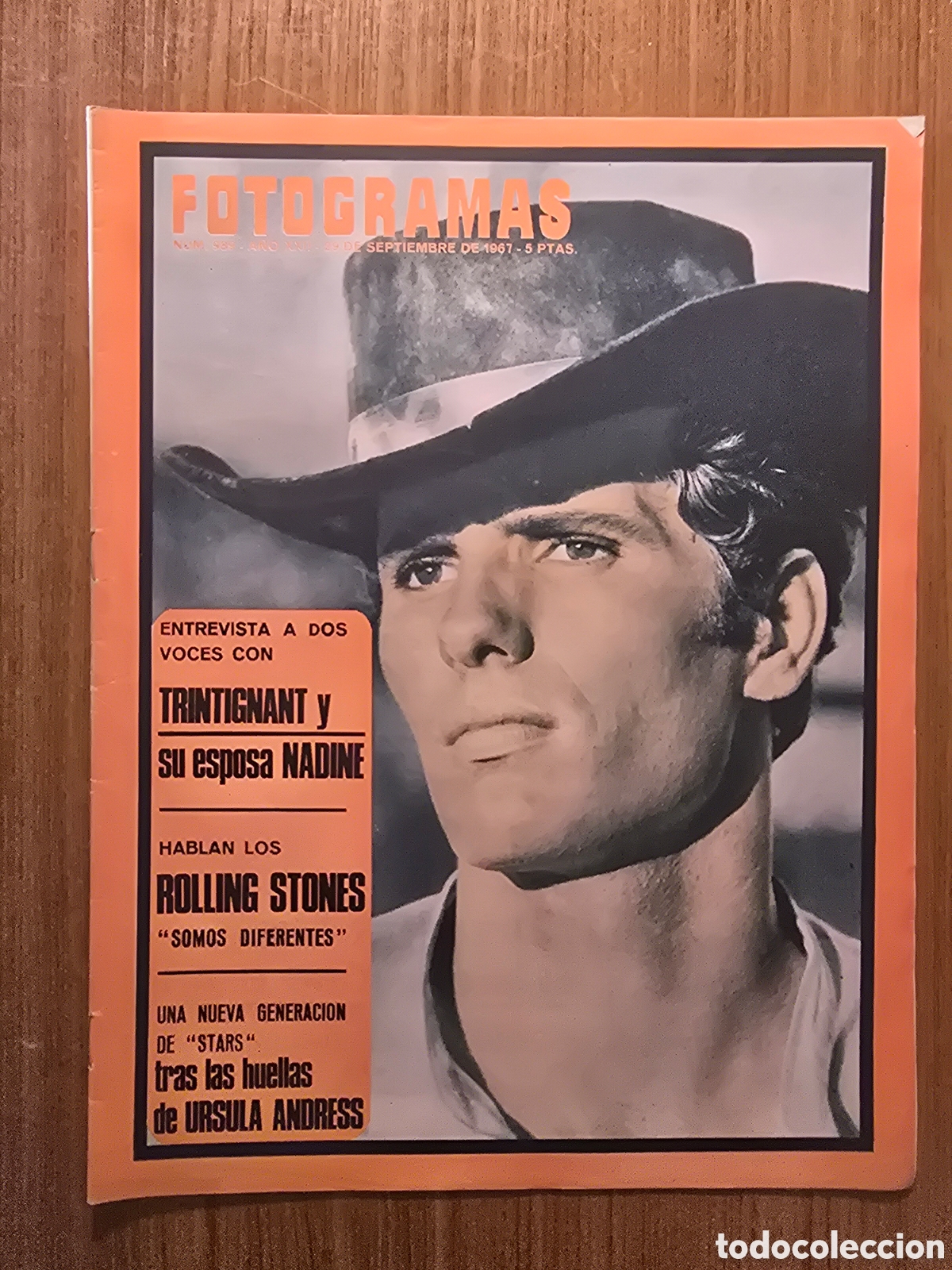 Collezionismo di Riviste e Giornali: FOTOGRAMAS,REVISTA CINEMATOGR&Aacute;FIA,NUMERO 989,A&Ntilde;O 1967
