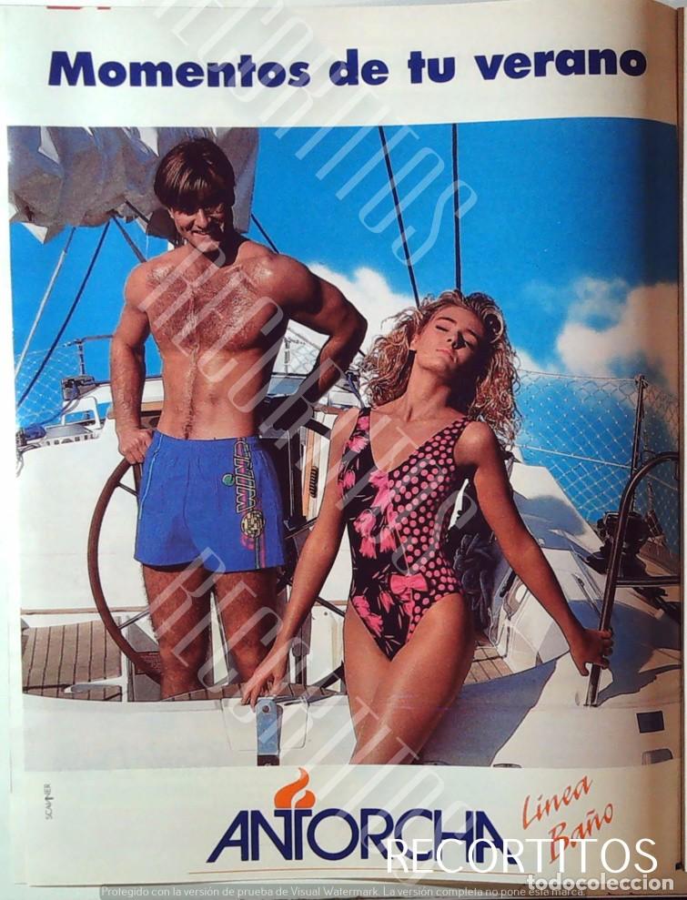 Coleccionismo de revistas y peri&oacute;dicos: ANTORCHA BA&Ntilde;ADORES LENCERIA ROPA DE BA&Ntilde;O ANUNCIO PUBLICIDAD PEDRO REYES BEATRIZ SANTANA
