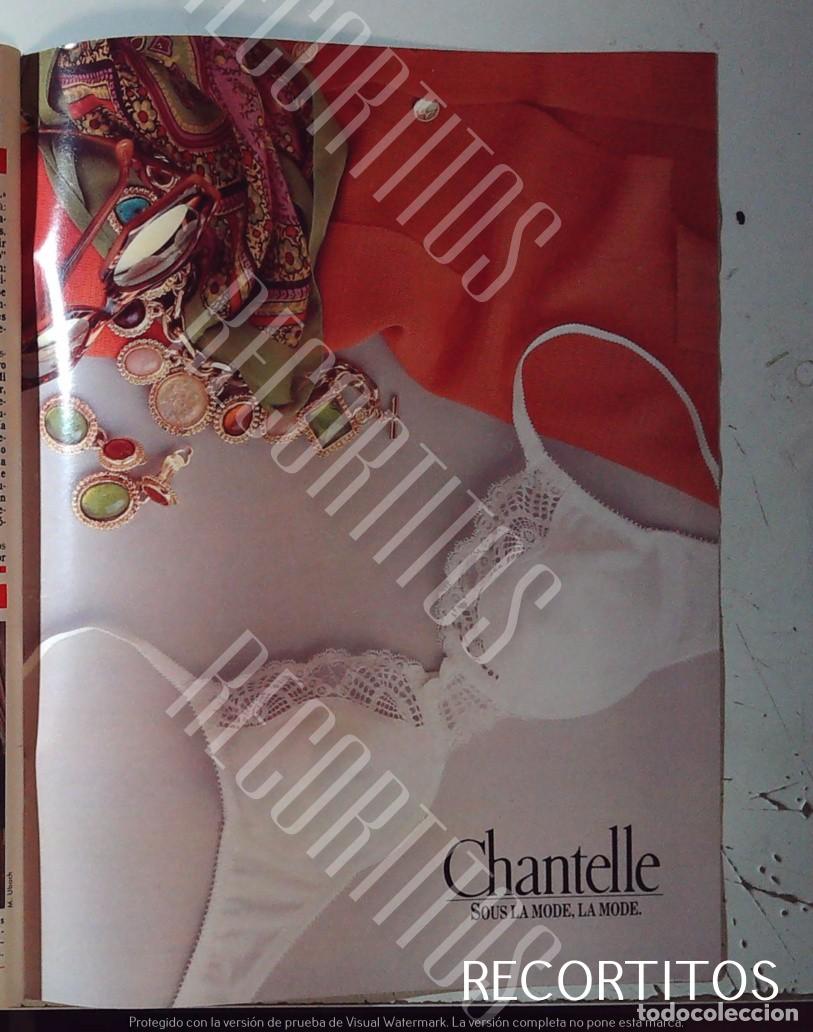 Colecionismo de Revistas e Jornais: chantelle lenceria anuncio publicidad