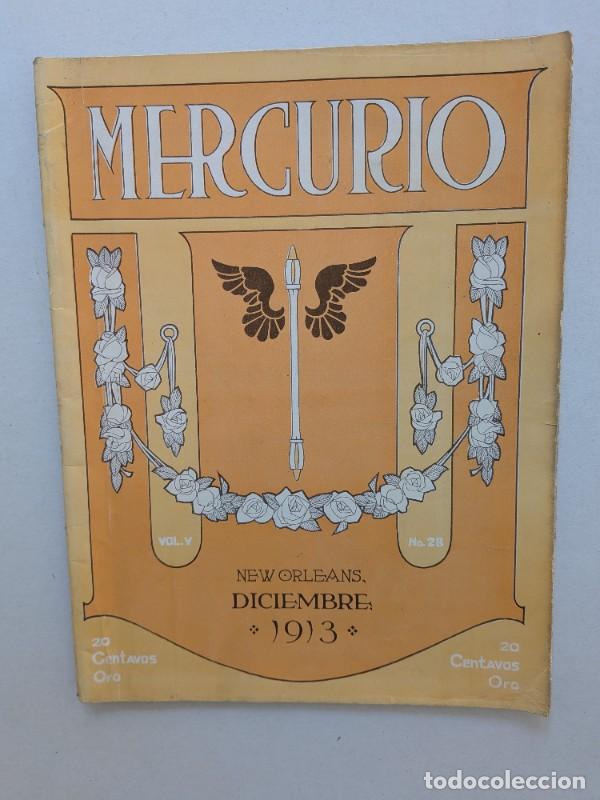 Coleccionismo de revistas y peri&oacute;dicos: Mercurio. Revista mensual ilustrada. Nueva Orleans, diciembre de 1913. Vol. V, n&ordm; 28