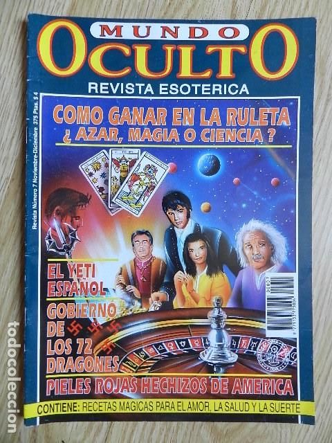 Coleccionismo de revistas y peri&oacute;dicos: Mundo oculto Revista esoterica n&ordm; 7 Ganar en la ruleta Yeti espa&ntilde;ol 72 dragones a&ntilde;o 1993