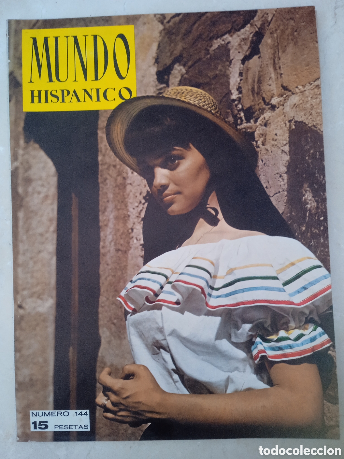 Coleccionismo de revistas y peri&oacute;dicos: Revista Mundo Hispanico n&deg;144 Nuevo M&eacute;xico Pedro Claver Cartagena El Furadouro