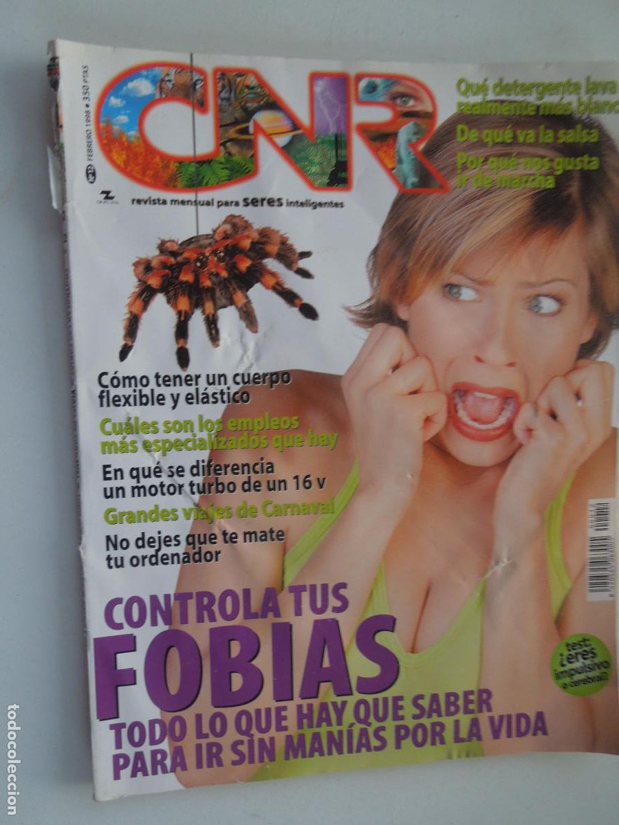 Coleccionismo de revistas y peri&oacute;dicos: CNR REVISTA N&ordm; 12 -02-1998- CONTROLA TUS FOBIAS