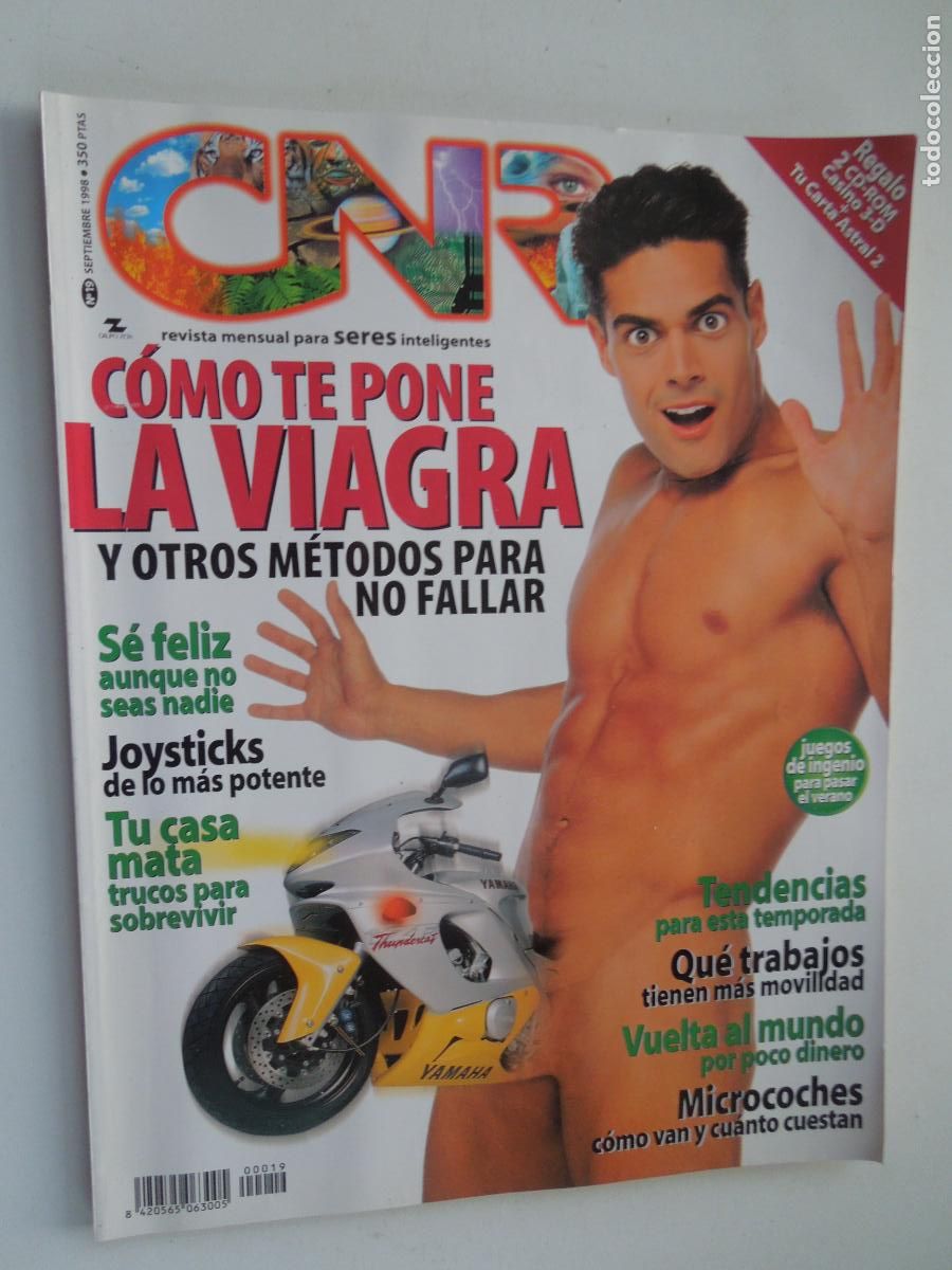 Coleccionismo de revistas y peri&oacute;dicos: CNR REVISTA N&ordm; 19 -09-1998- COMO TE PONE LA VIAGRA