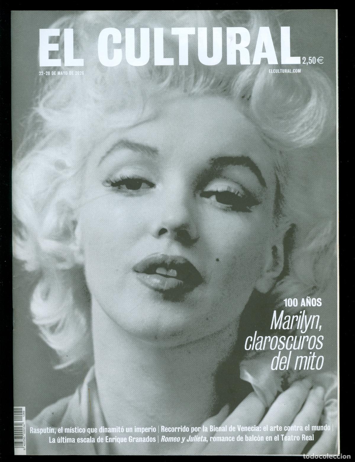 Coleccionismo de revistas y peri&oacute;dicos: MARILYN MONROE REVISTA EL CULTURAL 2026 - 100 A&Ntilde;OS CLAROSCUROS DEL MITO