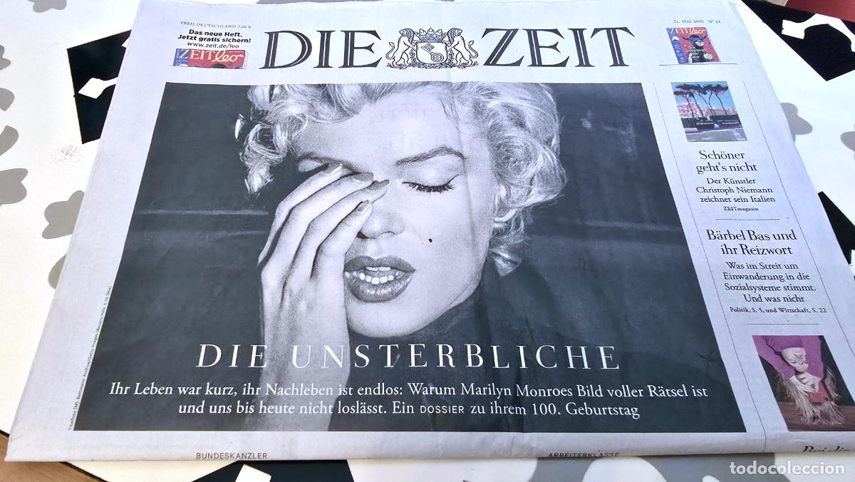 Sammeln von Zeitschriften und Zeitungen: MARILYN MONROE PERIODICO ALEMAN DIE ZEIT 2026 - DOSSIER MARILYN MONROE