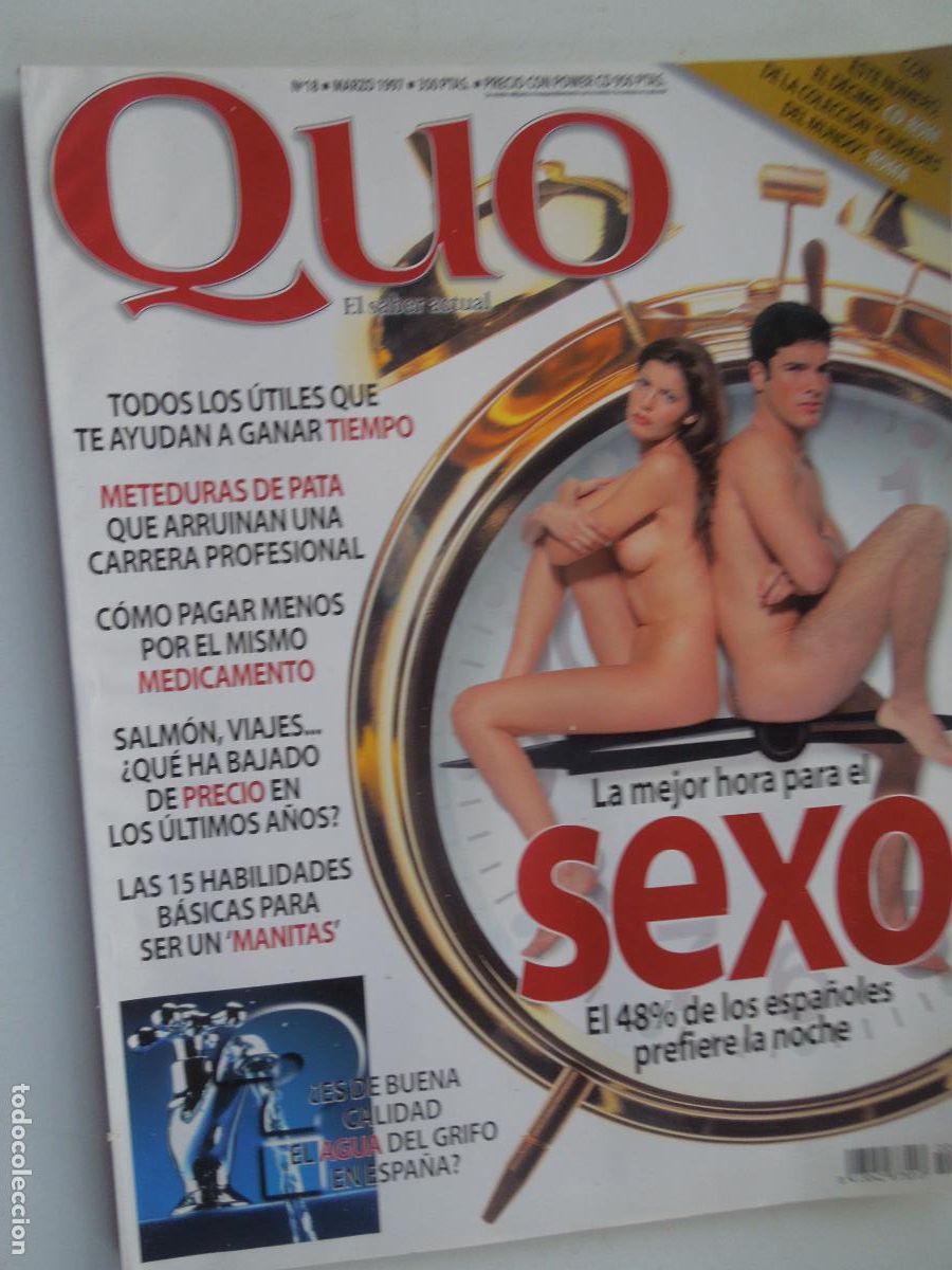 Collection Magazines and Newspapers: QUO REVISTA EL SABER ACTUAL N&ordm; 18 - MARZO 1997- LA MEJOR HORA PARA EL SEXO