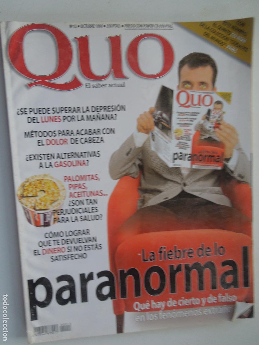 Coleccionismo de revistas y peri&oacute;dicos: QUO REVISTA EL SABER ACTUAL N&ordm; 13 - OCTUBRE 1996- LA FIEBRE DE LO PARANORMAL