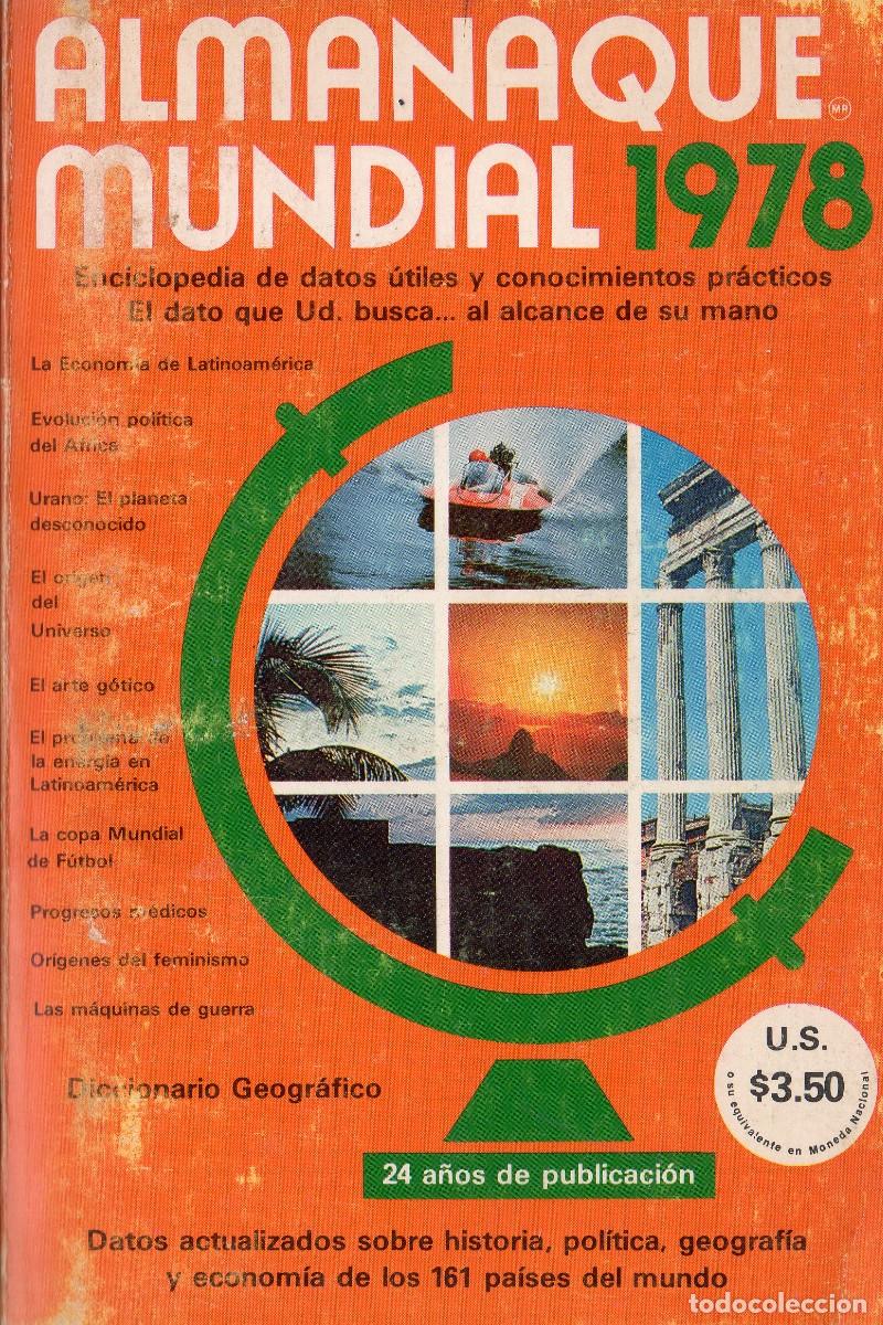 Coleccionismo de revistas y peri&oacute;dicos: ALMANAQUE MUNDIAL A&Ntilde;OS, 1978. 1985, 1991