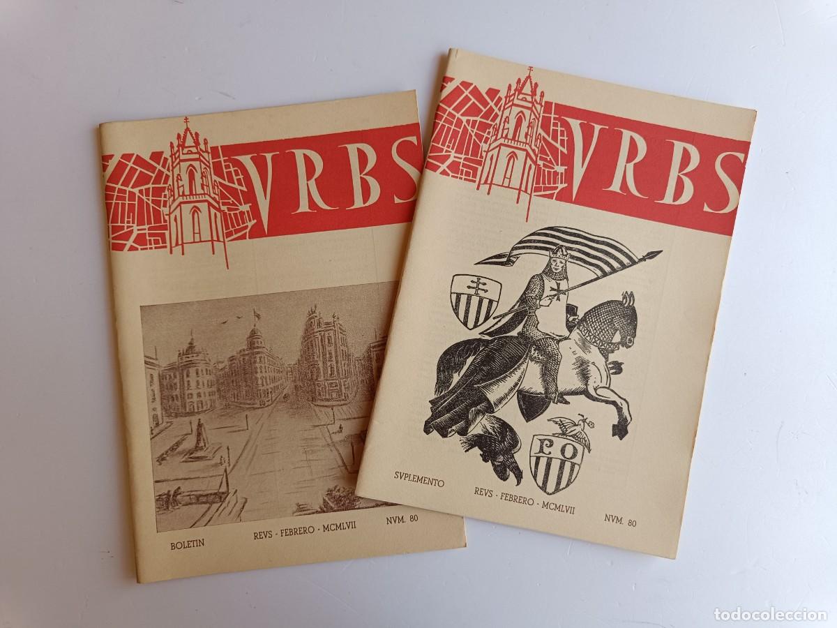 Coleccionismo de revistas y peri&oacute;dicos: REVISTA URBS - REUS - NUMERO 80 - FEBRERO 1957 - DISPONGO DE OTROS NUMEROS DE REVISTAS URBS.