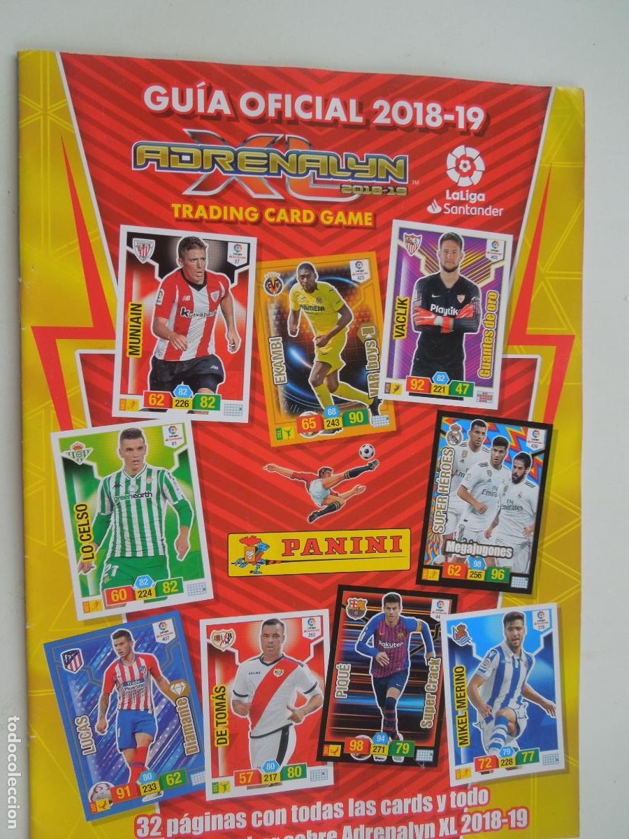 Coleccionismo de revistas y peri&oacute;dicos: GUIA OFICIAL 2018-2019- -ADRENALYN - PANINI - 32 PAGINAS BUEN ESTADO VER FOTOS