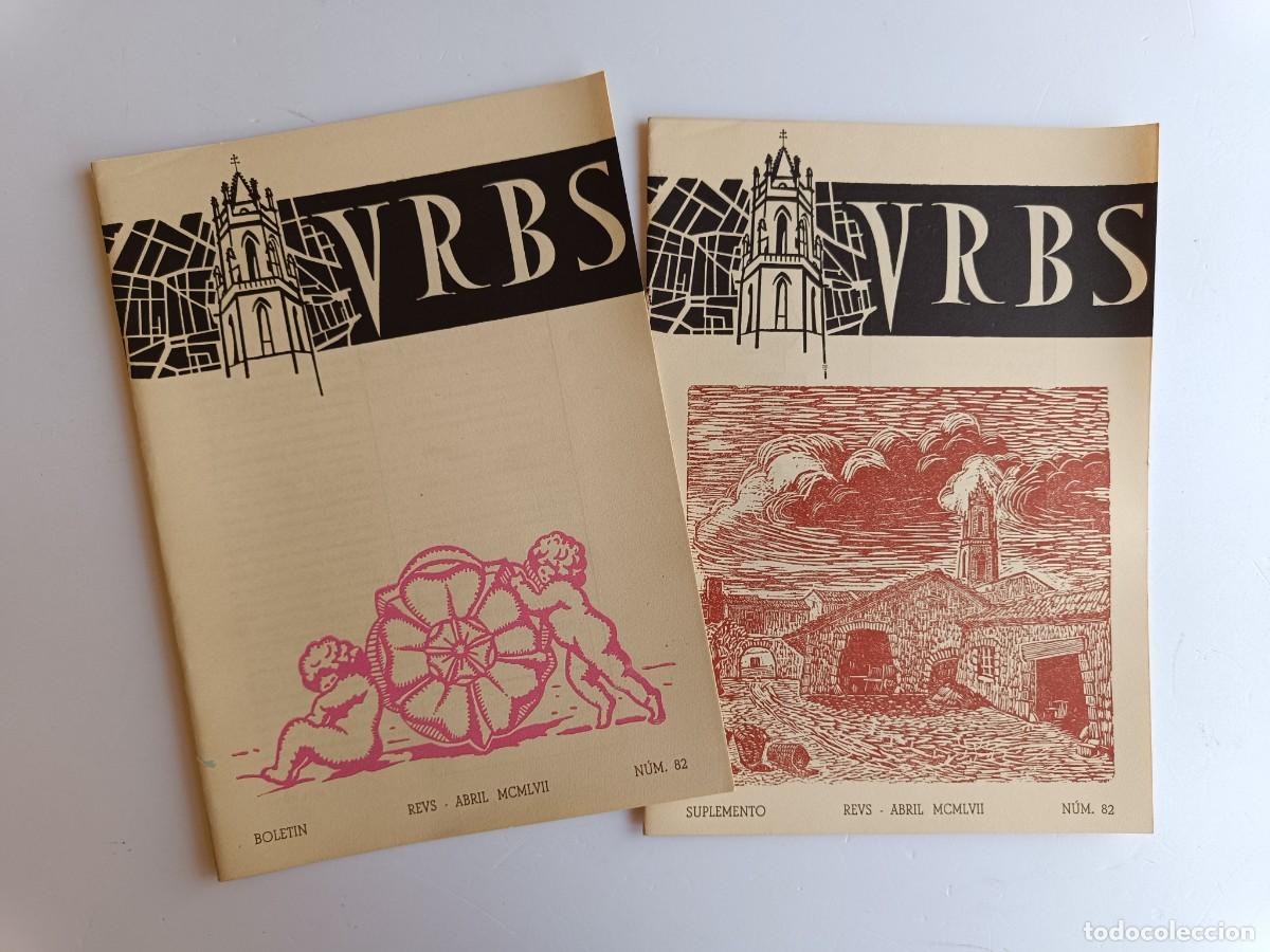 Coleccionismo de revistas y peri&oacute;dicos: REVISTA URBS - REUS - NUMERO 81 - ABRIL 1957 - DISPONGO DE OTROS NUMEROS DE REVISTAS URBS.