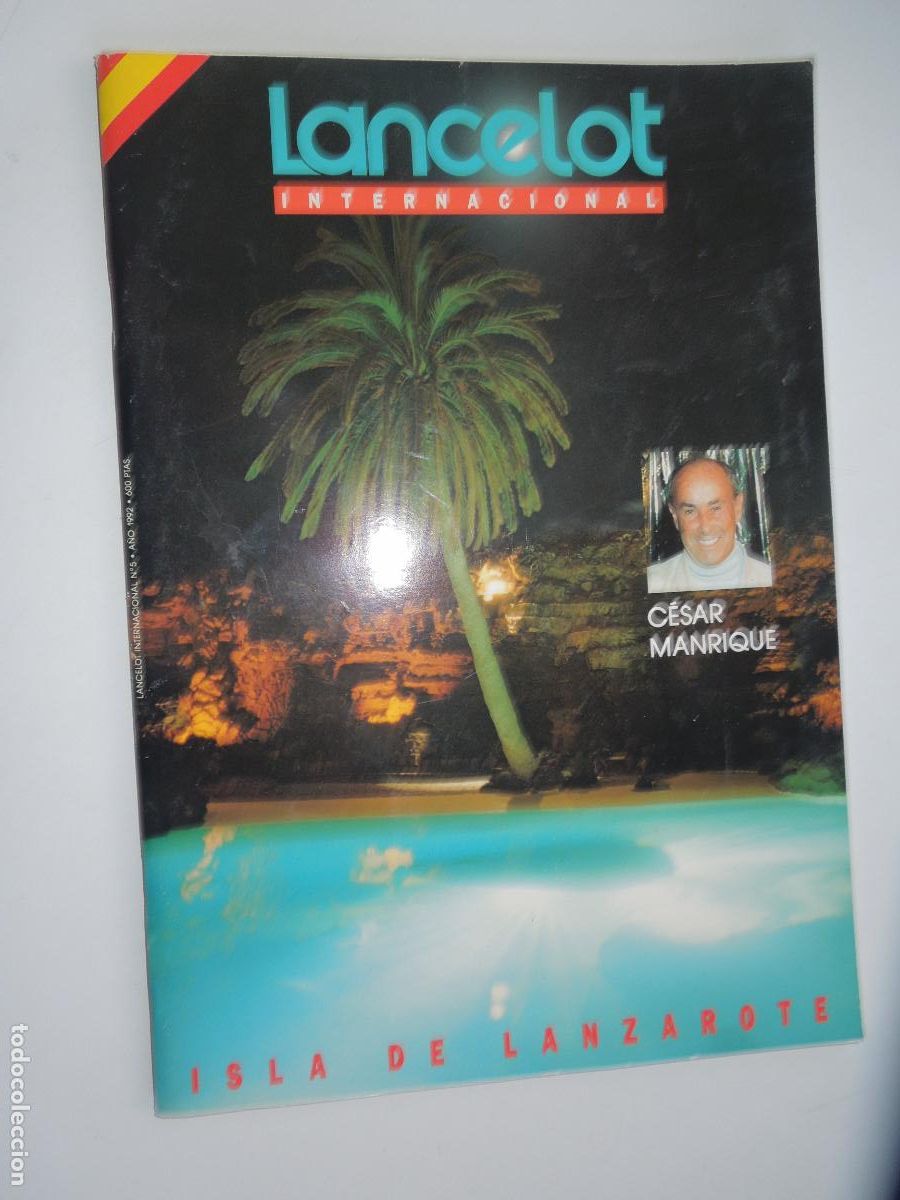 Coleccionismo de revistas y peri&oacute;dicos: LANCELOT INTERNACIONAL - CESAR MANRIQUE N&ordm; 5 -1992 -ISLA DE LANZAROTE