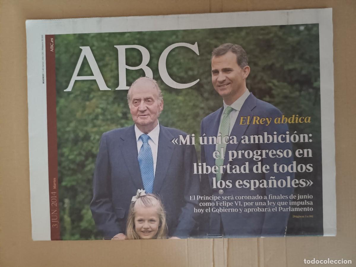 Coleccionismo de revistas y peri&oacute;dicos: ABC del 3 de junio de 2014