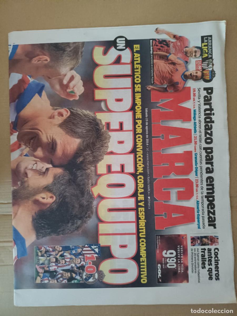Coleccionismo de revistas y peri&oacute;dicos: MARCA, correspondiente al s&aacute;bado 23 de agosto de 2014.