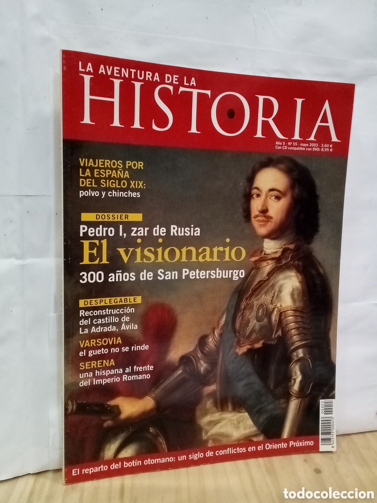 Sammeln von Zeitschriften und Zeitungen: La aventura de la historia n. 55, Dossier Pedro I zar de Rusia