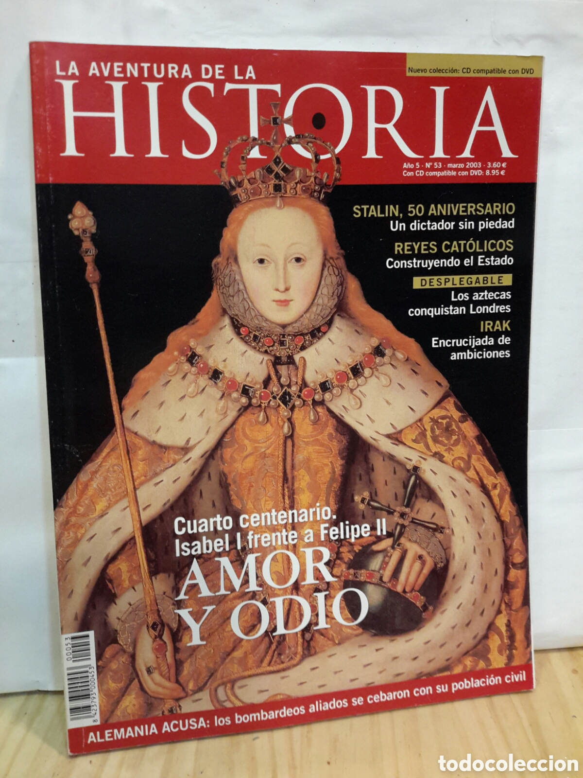 Collectionnisme de Revues et Journaux: La aventura de Historia n.53, Isabel I de Inglaterra