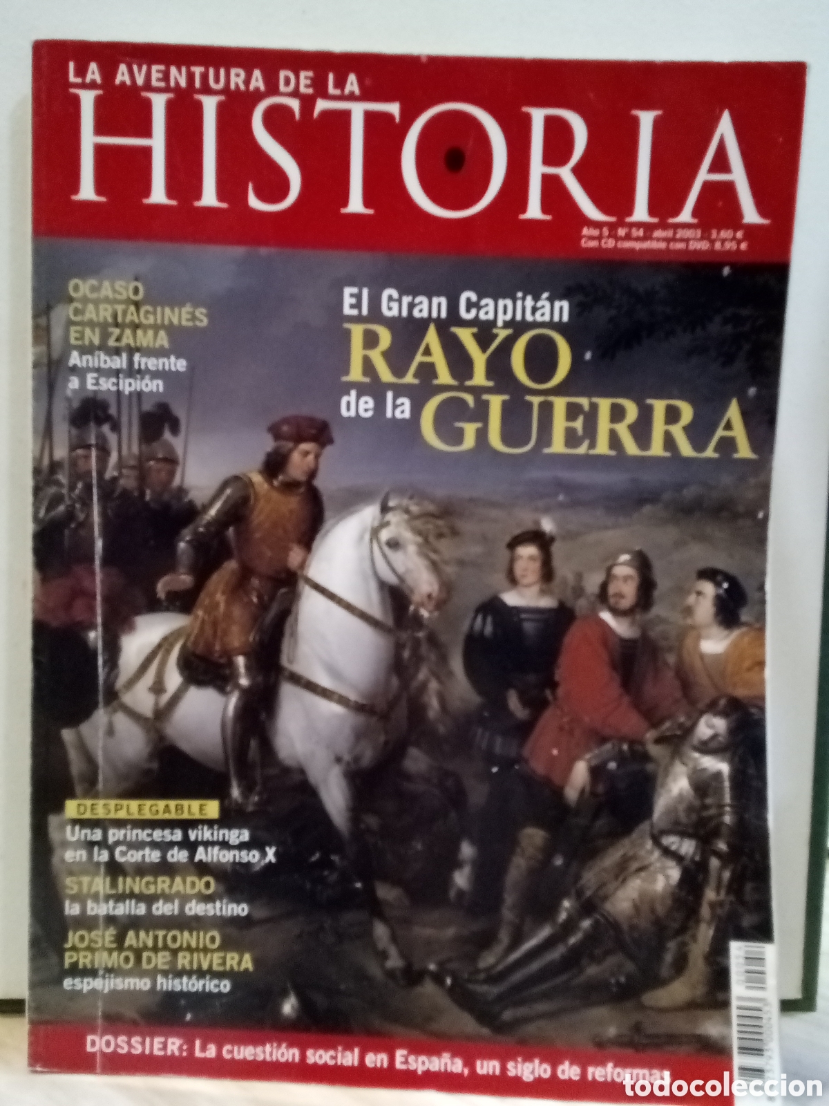 Collectionnisme de Revues et Journaux: La aventura de la historia N&deg;54. El gran capit&aacute;n
